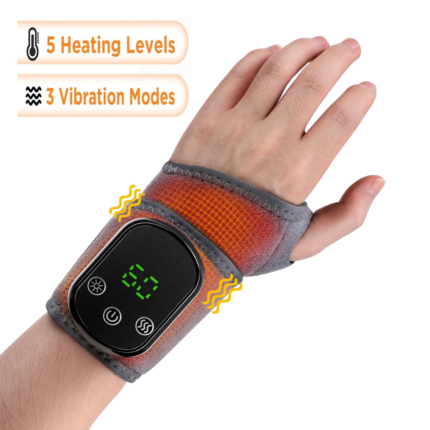 NexaMassage™ Heated Vibration Ankle & Wrist Wrap